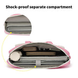 15 - 15.6 inch Laptop Shoulder Bag, for MacBook Pro 16, Hp Lenovo Dell 14 inch Waterproof Messenger Bag Case Sleeve (pink)