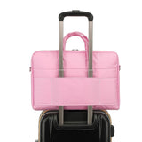 15 - 15.6 inch Laptop Shoulder Bag, for MacBook Pro 16, Hp Lenovo Dell 14 inch Waterproof Messenger Bag Case Sleeve (pink)