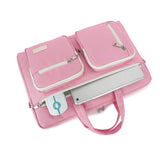 15 - 15.6 inch Laptop Shoulder Bag, for MacBook Pro 16, Hp Lenovo Dell 14 inch Waterproof Messenger Bag Case Sleeve (pink)