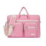 15-15.6 inch Laptop Shoulder Bag, for MacBook Pro 16, Hp Lenovo Dell 14 inch Waterproof Messenger Bag Case Sleeve (pink)