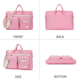15 - 15.6 inch Laptop Shoulder Bag, for MacBook Pro 16, Hp Lenovo Dell 14 inch Waterproof Messenger Bag Case Sleeve (pink)