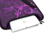 15.6 - Inch Laptop Shoulder Bag Case Sleeve For 14 15" 15.6 Inch HP/Dell/Lenovo Purple
