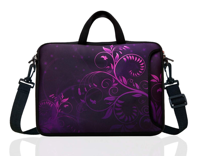 15.6 - Inch Laptop Shoulder Bag Case Sleeve For 14 15" 15.6 Inch HP/Dell/Lenovo Purple
