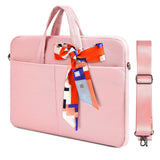 15.6 Inch Laptop Sleeve Shouler Bag Women Ladies Case for Macbook Pro 16 M4/M3/M2/M1, Dell Inspiron 15, HP Envy/Pavilion 15.6, Acer Aspire 15, Lenovo IdeaPad 3 15.6, ASUS Chromebook MSI 15.6 Case,Pink