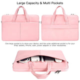 15.6 Inch Laptop Sleeve Shouler Bag Women Ladies Case for Macbook Pro 16 M4/M3/M2/M1, Dell Inspiron 15, HP Envy/Pavilion 15.6, Acer Aspire 15, Lenovo IdeaPad 3 15.6, ASUS Chromebook MSI 15.6 Case,Pink