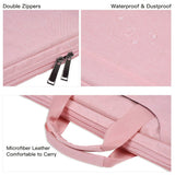 15.6 Inch Laptop Sleeve TSA Case for Women Ladies Bag for Macbook Pro 16" M4 M3 M2 M1, Lenovo Ideapad 15.6", HP Envy/Victus 15.6, Dell Inspiron 15, Acer Aspire/Nitro 15, ASUS MSI Macbook 15 Case, Pink