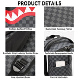 16" Premium PU Leather Backpack – Sleek, Lightweight & Multi Daypack for Laptop (Drak Brown, One Size)