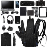 17.3 Laptop Backpack for Men Women, Extra Large Travel laptop Backpack with Rain Cover, TSA Friendly Flight Approved with RFID Anti Theft Pocket and USB Charger Port, Water Resistant School BookBag