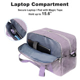 18" Small Carry on Bags for Airplanes with Laptop & Wet Compartment Underseat for Spirit Airlines Personal Item Travel Bag 18x14x8 in Duffle Gym Bag for Women Men(25L, Purple)