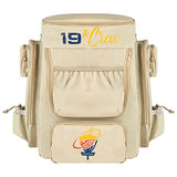 19thCrew Disc Golf Backpack with Cooler - Small Disc Golf Equipment Bag