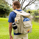 19thCrew Disc Golf Backpack with Cooler - Small Disc Golf Equipment Bag