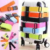2 Pack Luggage Straps, Bright Colors Adjustable Suitcase Belts with Quick Release Buckle (GreyPink)