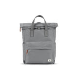 ORI LONDON Travel Backpack - Medium Nylon Rolltop Backpack for Men & Women for Laptop & Accessories - The Canfield, Stormy Gray
