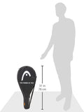 HEAD Tennis Racquet Cover Bag, Lightweight Padded Single Racket Carrying Case with Adjustable Shoulder Strap