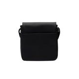 Lacoste Men's Classic Flap Crossbody Bag, Black Flap, One Size