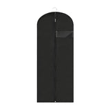 LXLOVESM Dress Bags for Gowns Long, 60'' Garment Bags for Hanging Clothes, Suit Bag Cover for Storage and Travel (Black)