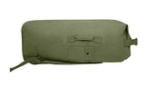 Rothco Canvas Double Strap Duffle Bag: 89.6L Capacity for Durability and Convenience – Olive Drab