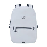 Breakwater Supply™ Fogland Lite Small Waterproof IP68 Submersible Backpack | Laptop Sleeve & Airtight Zippers for Outdoors, Surfing, Kayaking, Hiking, Cycling, Unisex TPU Dry Bag (Fog White, 15L)