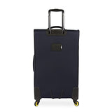 NAUTICA Emry 2pc Softside Luggage Set, Navy Yellow
