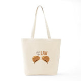 CafePress Obey The Law Tote Bag Reusable Natural Beige Canvas Shopping Bag