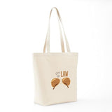 CafePress Obey The Law Tote Bag Reusable Natural Beige Canvas Shopping Bag