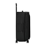 Briggs & Riley 31" Extra Large Expandable Spinner - Checked Luggage for Travel, Suitcases with Wheels, Softside Rolling Bag for Men & Women, Self-Repairing Zipper - Baseline Collection, Black