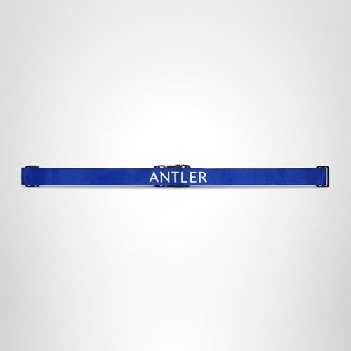 ANTLER Luggage Strap for Suitcases - Travel Accessories, Adjustable, Easy ID & Personalization, Heavy Duty & Durable, 67 in x 1.4 in - Cobalt Blue