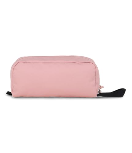 JanSport Perfect Pouch – Accordion Opening, Single Compartment with 3 Dividers, Small Internal Pocket, Misty Rose