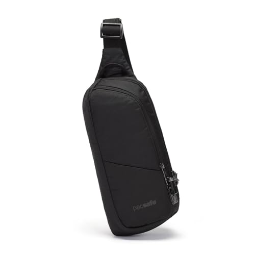 Pacsafe Vibe 150 2.5 Liter Anti Theft Sling Pack, Black | Backpacks4Less