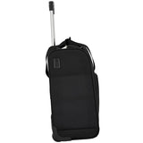 French Connection 16" Underseat Carry-On Luggage with USB/USB-C Ports, Black