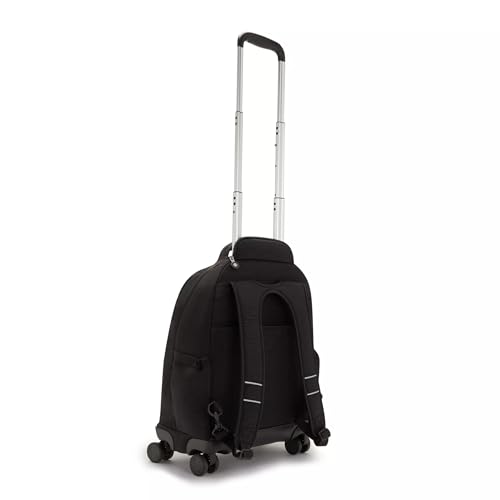 Kipling New Zea 15" Laptop Rolling Backpack True Black
