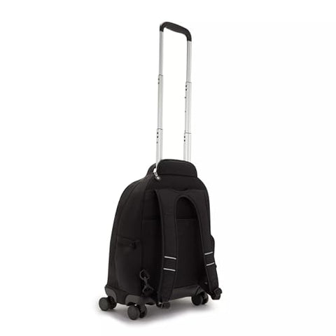 Kipling New Zea 15" Laptop Rolling Backpack True Black
