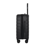 Wrangler Tall Trunk Luggage 4 Piece Set, Black