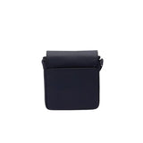 Lacoste Men's Classic Flap Crossover Crossbody Bag, Midnight Blue, One Size