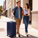 24 Inch Checked Luggage, ABS Hardside Suitcase with Spinner Wheels, Lightweight Medium Luggage with TSA Lock for Women and Men, Expandable Travel Suitcase for Business, Road Trips & Family Vacations
