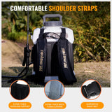 3 Gallon Lawn Garden Sprayer Compatible with DeWalt 20V MAX Battery, Backpack Pump Sprayer with 2.0Ah Battery, 7 Nozzles, Adjustable Pressure,Translucent Tank for Spraying, Watering, Weeds, Cleaning