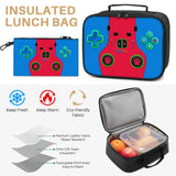 3 - in - 1 Gamer Backpack Set for Boys Teens - 16.5 Inch Large Capacity Video Game Bookbag with Insulated Lunch Bag & Sturdy Pencil Pouch, Fits Laptop/Textbooks, Ideal for Elementary Middle High College