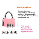 3 Pack Combination Lock 3 Digit Padlock Resettable and Waterproof for School Gym Suitcases Locker, Luggage, Briefcases, Computer Bags, Schoolbags, Backpacks, Locker, Drawers, Toolkit and Cabinets