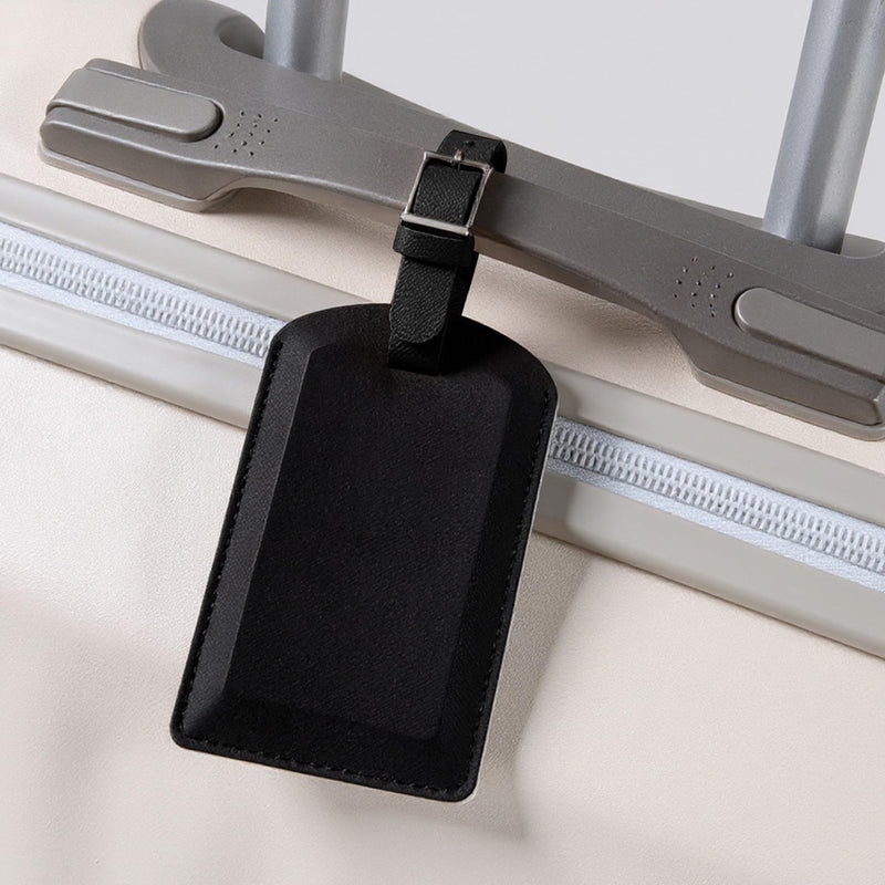 3 Pack Luggage Tags for Suitcases, TSA Approved Bag Tags, Baggage Tags with Privacy Protection, Travel Essentials Luggage Accessories, Black