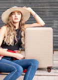 3 - Piece ABS Hardshell Suitcase Set Lightweight, Tough & Scratch - Resistant