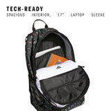 3 - Stripe Classic backpack for men and women, bag with laptop sleeve