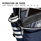 3 - Stripe Classic backpack for men and women, bag with laptop sleeve