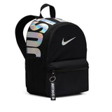 Nike Youth JDI Mini Backpack 2.0, Black/Black/Holographic Silver, MISC
