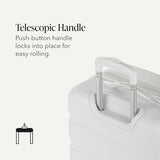 SwissGear 7366 Signature Hardside Expandable Luggage with Spinner Wheels, TSA Lock, White, Checked-Large 27-Inch