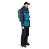 Osprey Soelden 25L Ski and Snowboard Backpack - Lightweight Men's Backcountry Pack - Avalanche Safety Access - Diagonal/A-Frame Ski Carry, Snowboard Carry - 100% Recycled Nylon, Cascade Blue