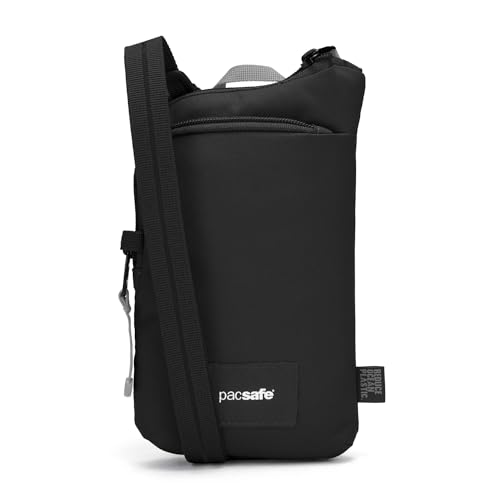 Pacsafe GO Anti Theft Tech Crossbody, Jet Black | Backpacks4Less