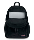 JanSport Lounge Pack FX – Large Main Compartment, Dual Water Bottle Pockets, Front Drawcord Pocket, Padded Laptop Sleeve, Black