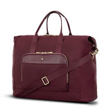 Samsonite Mobile Solution 2 Duffle Bag - Travel & Work Carry-On with Padded Laptop Sleeve, Front Organizer Pocket, Removable Crossbody Strap, StackIt™ Strap, Business & Leisure Travel Bag - Merlot