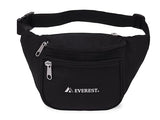 Everest Signature Waist Pack - Large, Black, One Size,044XLD-BK