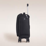 Verage Underseat Carry On Luggage with Wheels, 14.5-Inch Spinner Small Suitcase, Softside Lightweight Travel Bag for Men and Women, Airplane Carry On Bag, Black